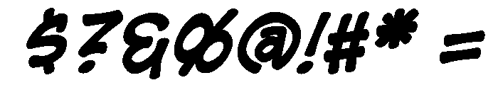 Cc Mighty Mouth Variable Bold Italic Font OTHER CHARS
