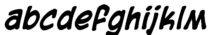 Cc Mighty Mouth Variable Bold Italic FONT