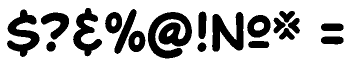 Cc Mighty Mouth Variable Bold Font OTHER CHARS