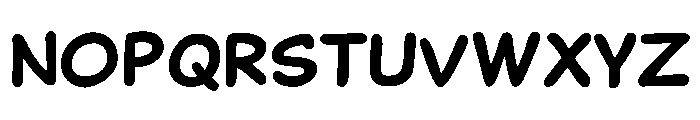 Cc Mighty Mouth Variable Bold Font UPPERCASE