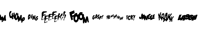 Cc Onomatopedia Regular FONT