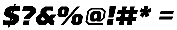 Cc Running With Scissors Extra Bold Italic Font OTHER CHARS