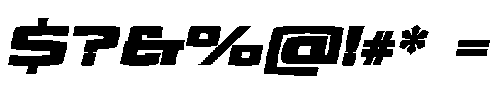 Cc Running With Scissors Heavy Font OTHER CHARS