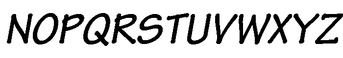 Cc Spaghetti Western Bold Italic Font UPPERCASE