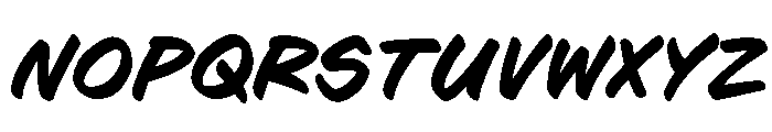 Cc Spaghetti Western Italic Font UPPERCASE