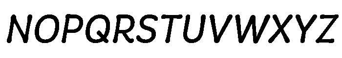 Cc Spaghetti Western Light Italic Font UPPERCASE