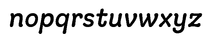 Cc Spaghetti Western Light Italic Font LOWERCASE