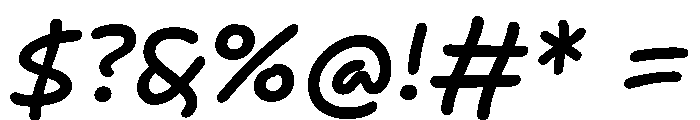 Cc Spaghetti Western Medium Italic Font OTHER CHARS