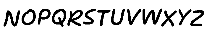 Cc Spaghetti Western Medium Italic Font UPPERCASE