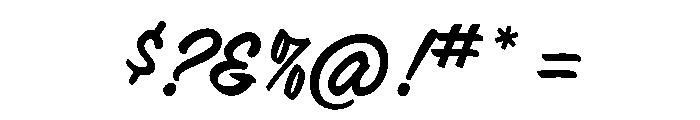 Cc Spaghetti Western Regular Font OTHER CHARS