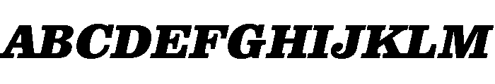 Cc Speeding Bullet Extra Bold Italic Font UPPERCASE