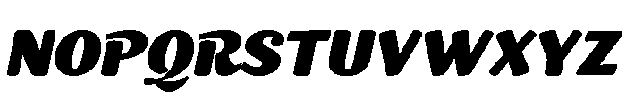 Cc Speeding Bullet Italic Font UPPERCASE