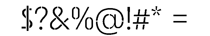 Cc Stormtrooper Extra Light Font OTHER CHARS