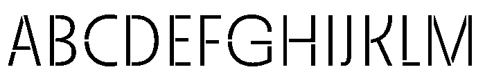 Cc Stormtrooper Extra Light Font UPPERCASE