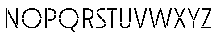 Cc Stormtrooper Extra Light Font UPPERCASE