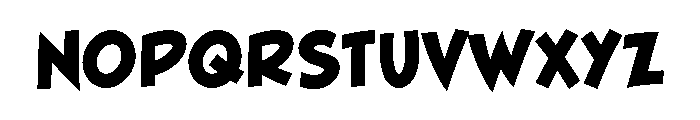 Cc Thats All Folks Bold Font UPPERCASE