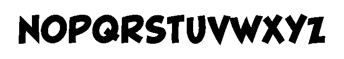 Cc Thats All Folks Bold Font LOWERCASE