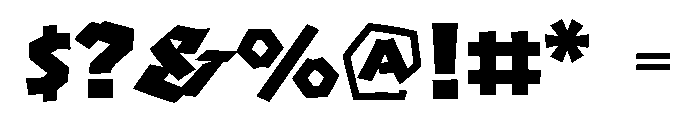 Cc Thats All Folks Heavy Font OTHER CHARS