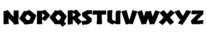 Cc Thats All Folks Heavy Font LOWERCASE