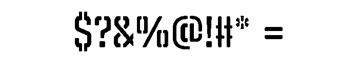 Cc Ultimatum Variable Regular Font OTHER CHARS