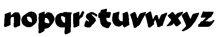 Cc Zoinks Extra Bold Font LOWERCASE