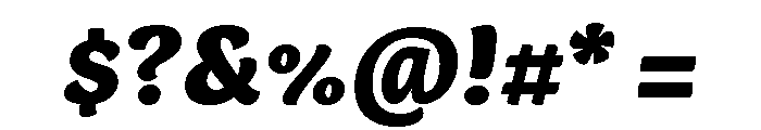 Cc Zoinks Heavy Italic Font OTHER CHARS