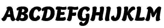 Cc Zoinks Heavy Italic Font UPPERCASE