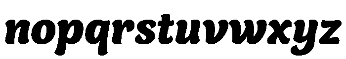 Cc Zoinks Heavy Italic Font LOWERCASE