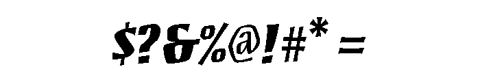 Cc Zoinks Heavy Font OTHER CHARS