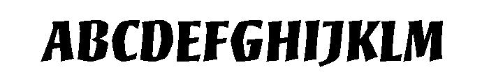 Cc Zoinks Heavy Font UPPERCASE