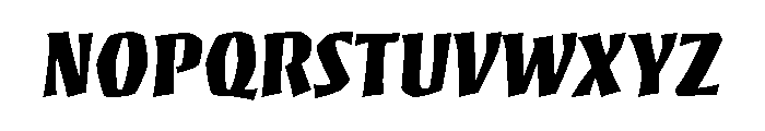Cc Zoinks Heavy Font UPPERCASE