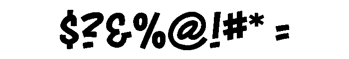 Cc Zoinks Regular Font OTHER CHARS