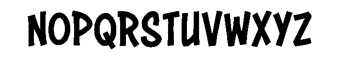 Cc Zoinks Regular Font UPPERCASE