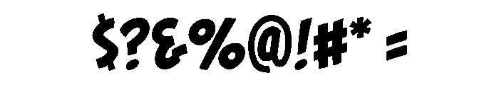 Cc Zzzap Bold Font OTHER CHARS