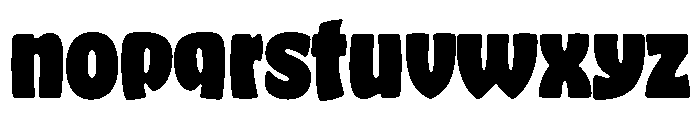 Cc Zzzap Heavy Font LOWERCASE