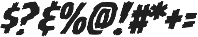 CCBattleDamaged Italic otf (400) Font OTHER CHARS
