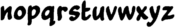 CCCleanCutKid Bold otf (700) Font LOWERCASE