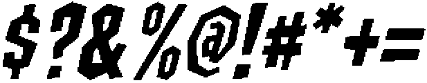 CCCoolBeans Bold Italic otf (700) Font OTHER CHARS