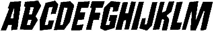 CCCoolBeans Bold Italic otf (700) Font UPPERCASE