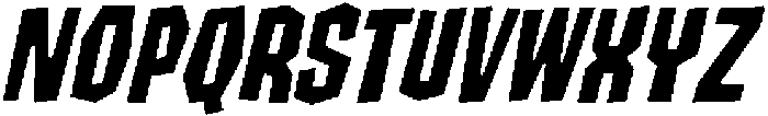 CCCoolBeans Bold Italic otf (700) Font UPPERCASE