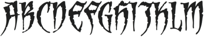 CCDeadMans Regular otf (400) Font UPPERCASE