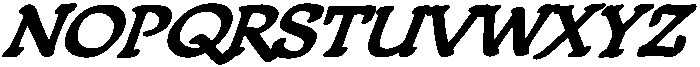 CCDreamland Bold Italic otf (700) Font UPPERCASE