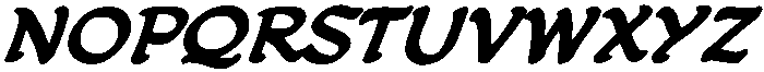 CCDreamland Bold Italic otf (700) Font LOWERCASE