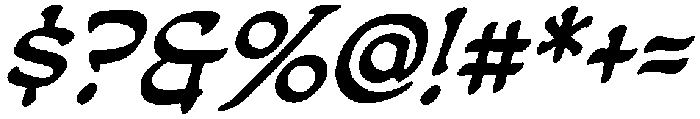 CCDreamland Italic otf (400) Font OTHER CHARS