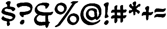 CCDreamlandDisplay Regular otf (400) Font OTHER CHARS