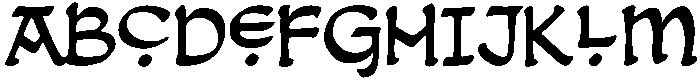 CCDreamlandDisplay Regular otf (400) Font UPPERCASE