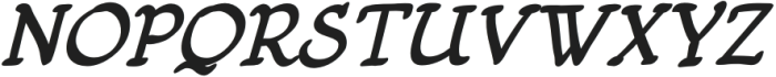 CCFiddlefaddle Italic otf (400) Font UPPERCASE