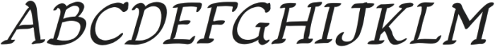 CCFiddlefaddle Light Italic otf (300) Font UPPERCASE