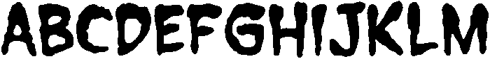 CCForkedTongue otf (700) Font UPPERCASE