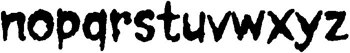 CCForkedTongue otf (700) Font LOWERCASE